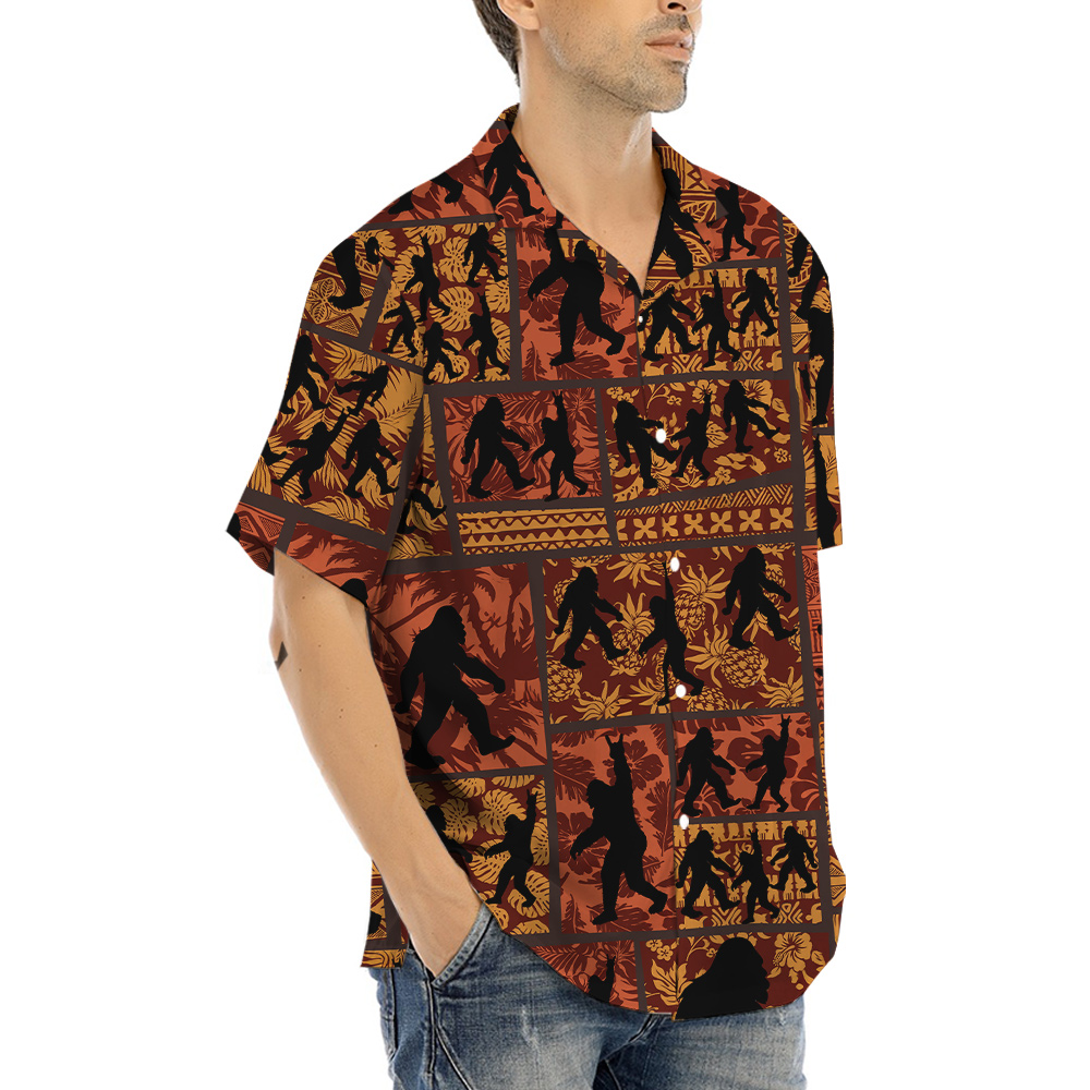 Classic Patterns Bigfoot Aloha Shirt