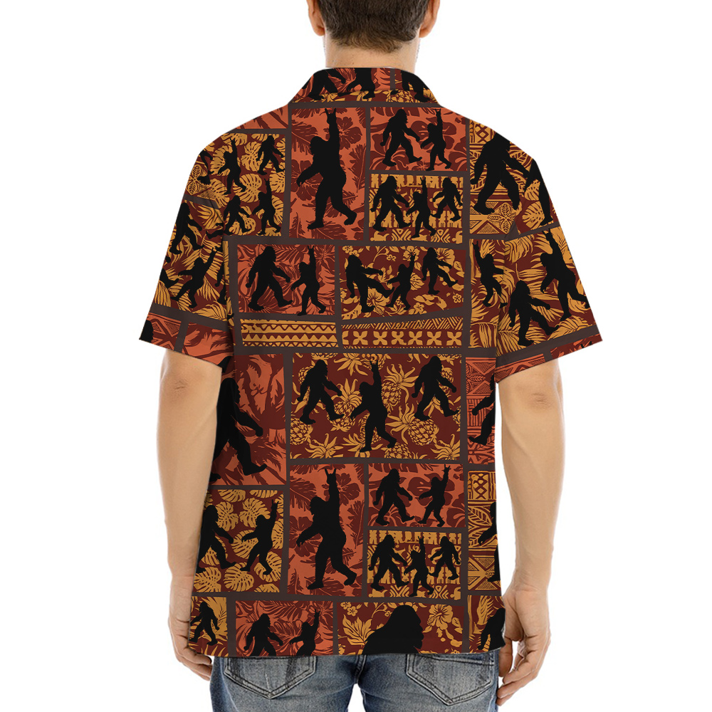 Classic Patterns Bigfoot Aloha Shirt