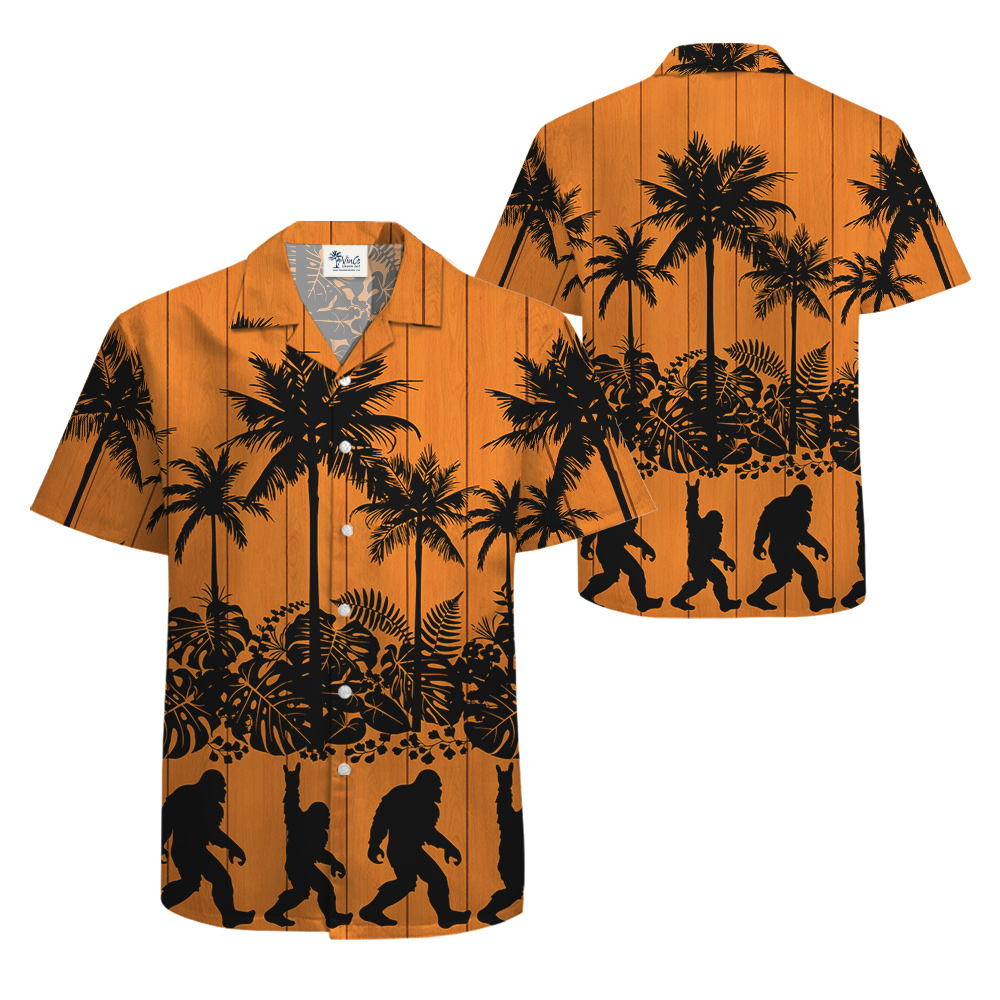 Bigfoot Classic Aloha Button Up Shirt