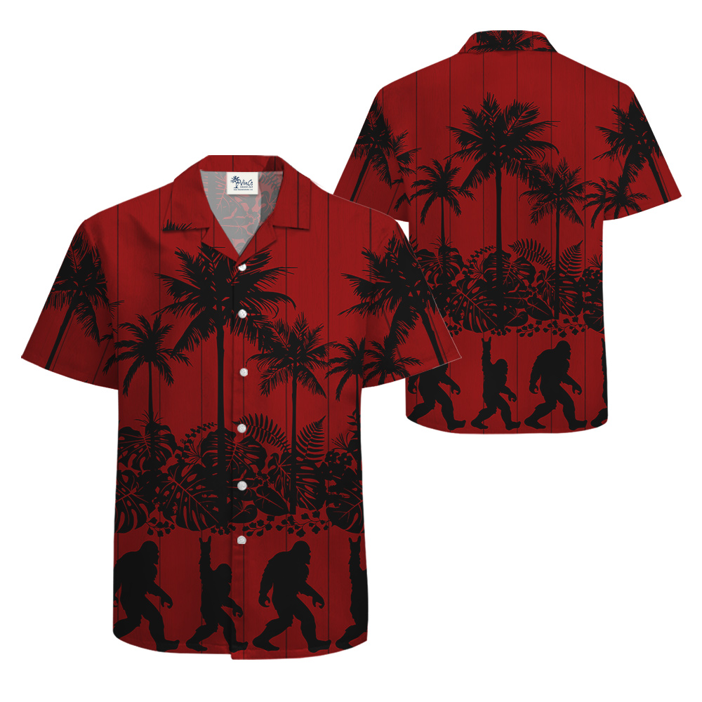 Bigfoot Classic Aloha Button Up Shirt