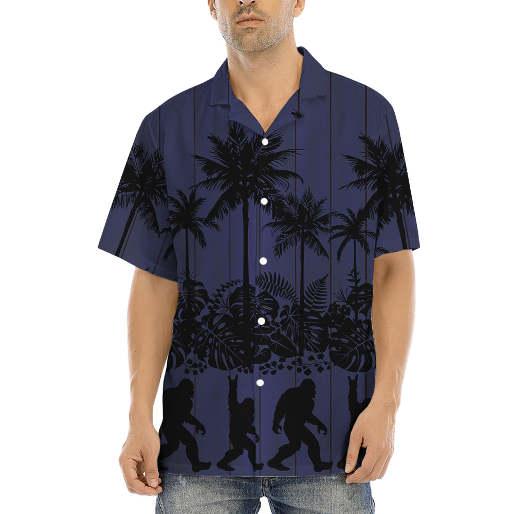 Bigfoot Classic Aloha Button Up Shirt