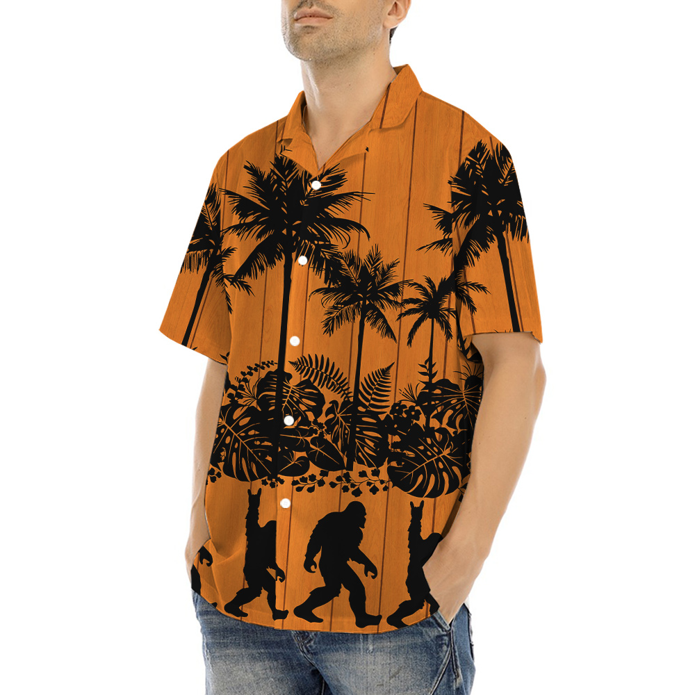 Bigfoot Classic Aloha Button Up Shirt