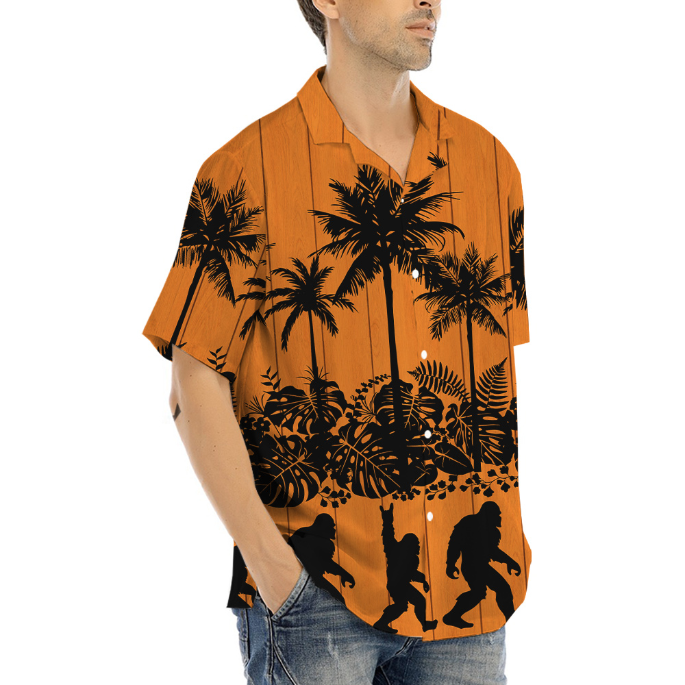Bigfoot Classic Aloha Button Up Shirt