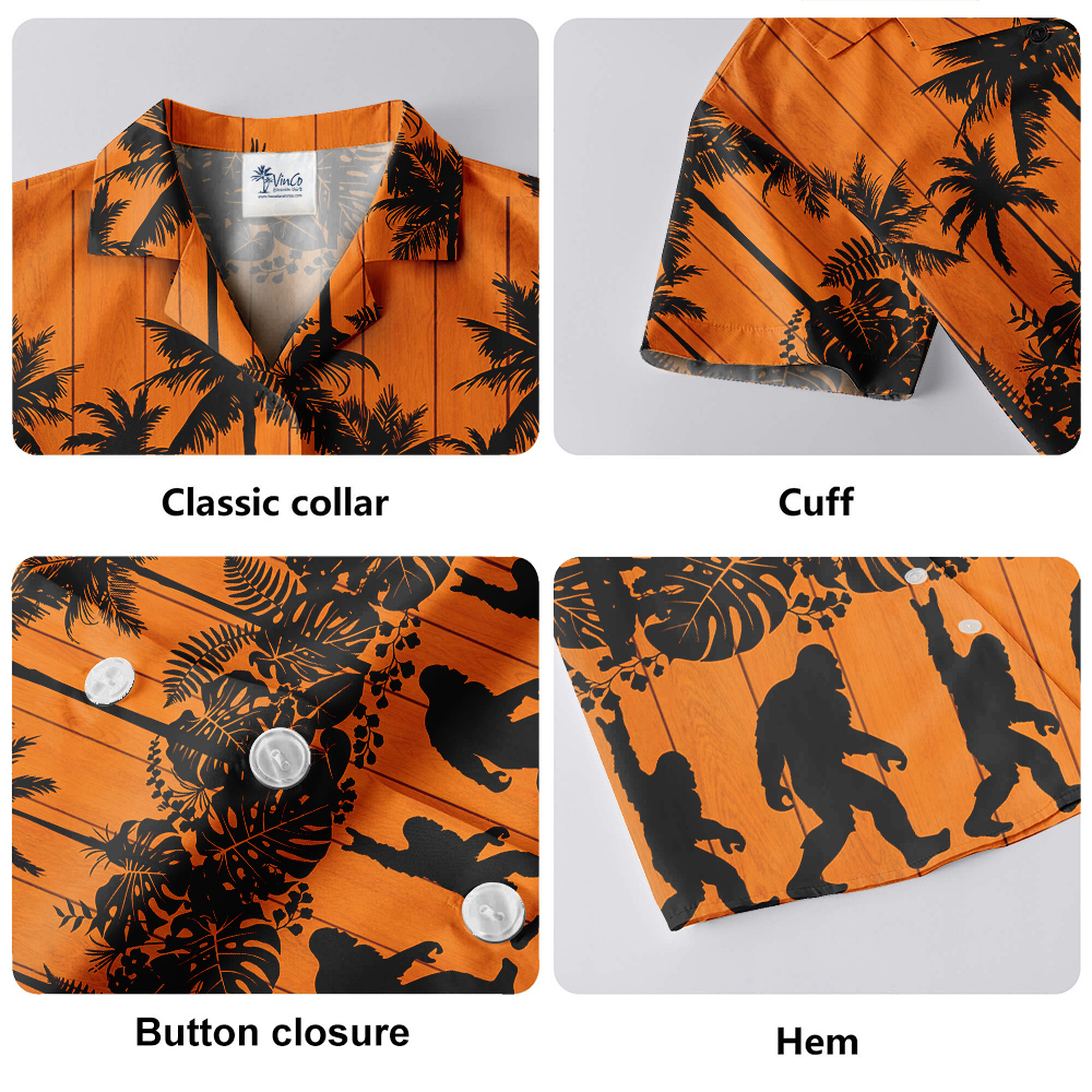 Bigfoot Classic Aloha Button Up Shirt