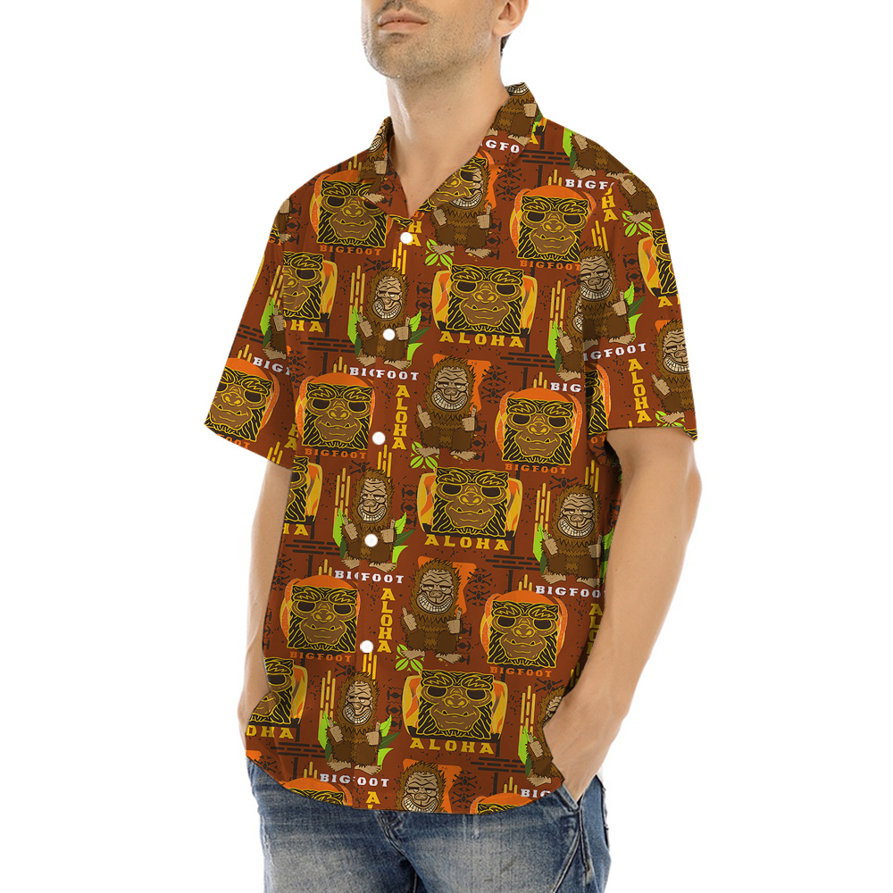 Vintage Bigfoot Aloha Shirt