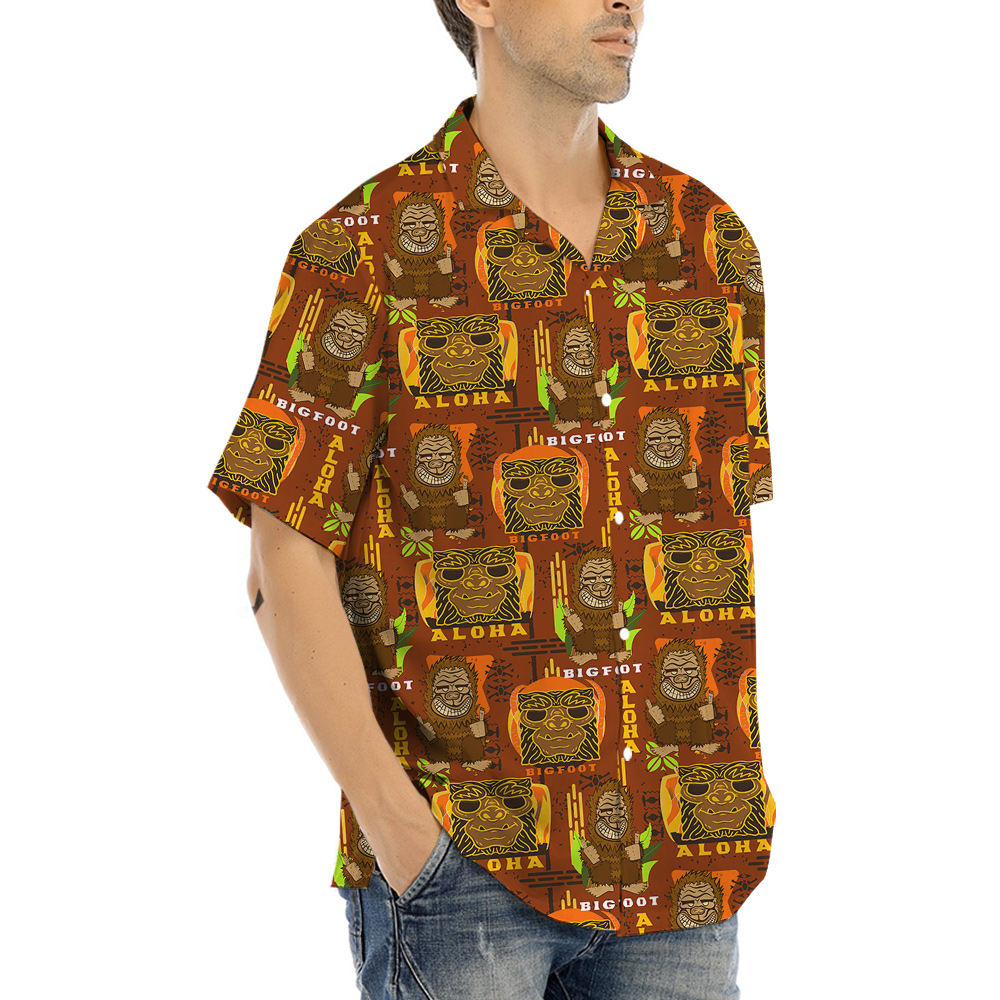 Vintage Bigfoot Aloha Shirt