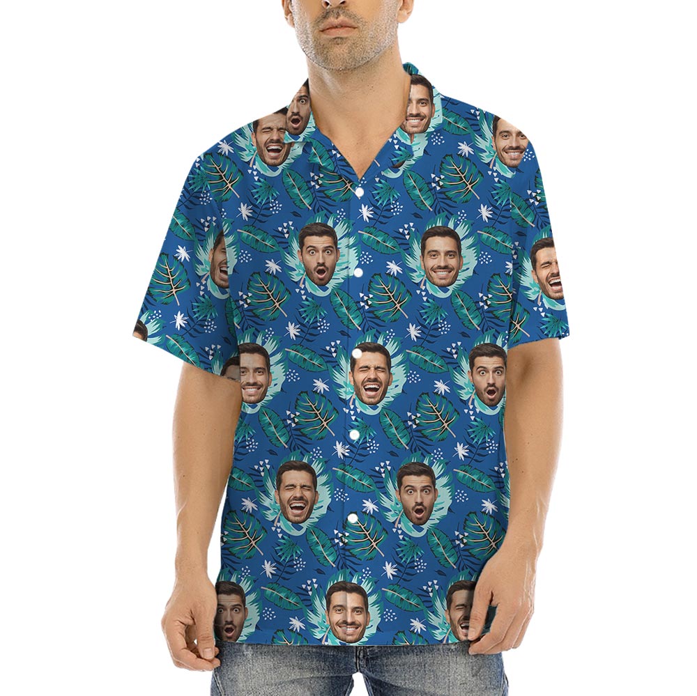 Custom Aloha Shirt With 5 Faces