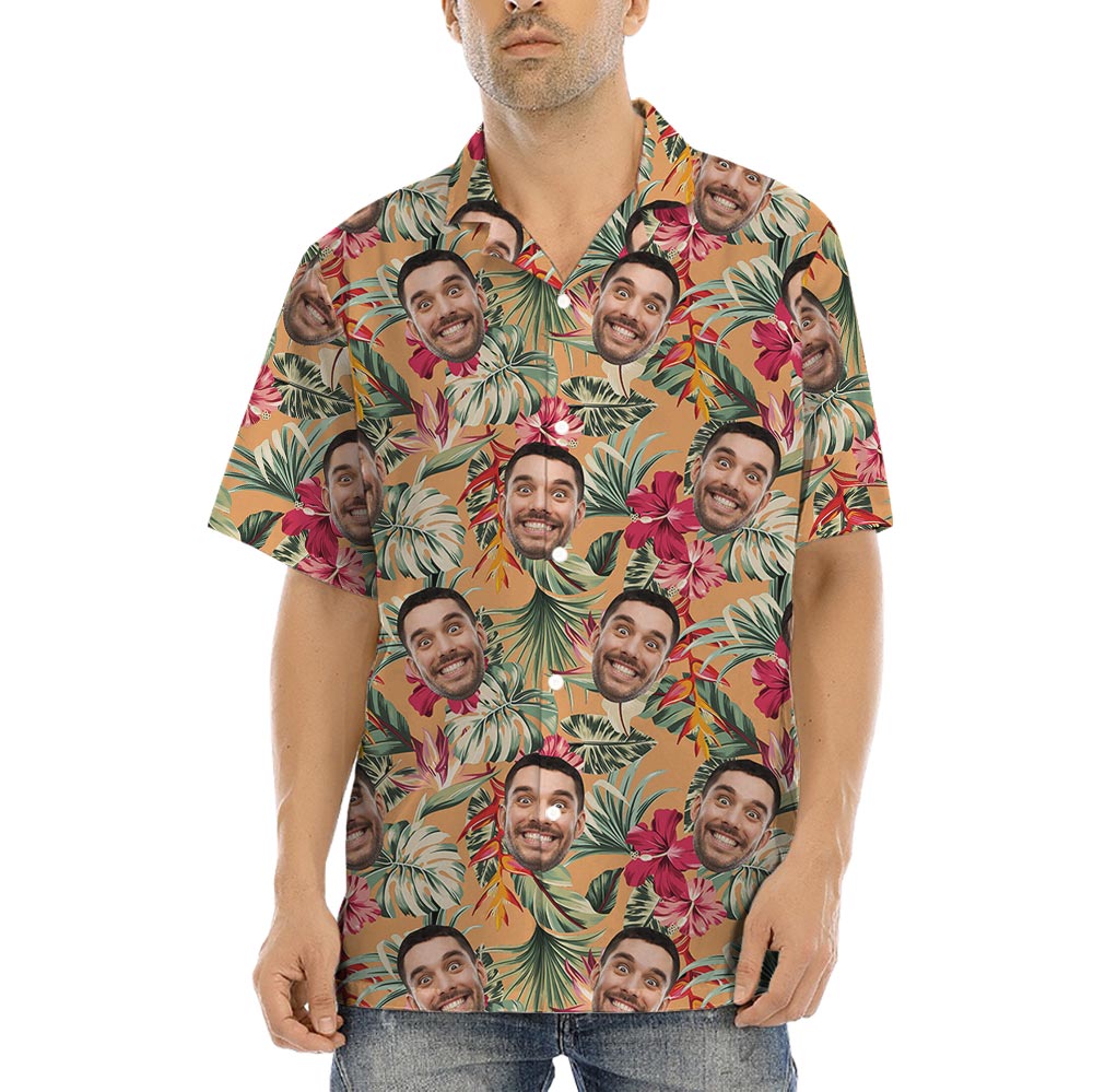 Custom Aloha Shirt With 5 Faces
