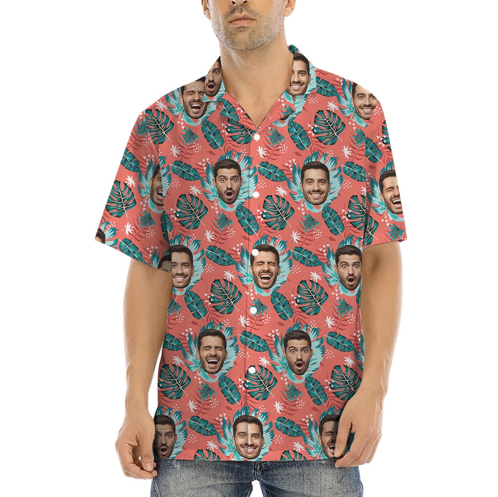 Custom Aloha Shirt With 5 Faces