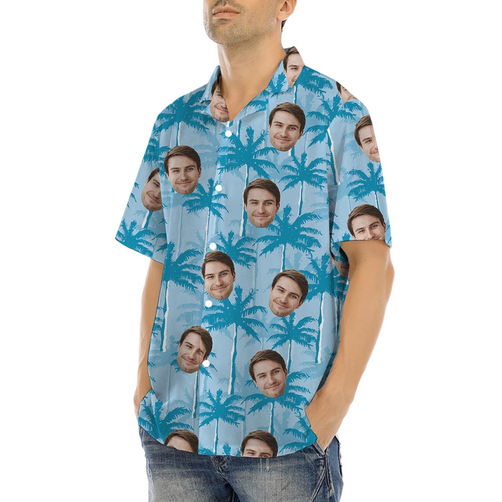 Hawaiian Shirt With 1-5 Pictures On Them