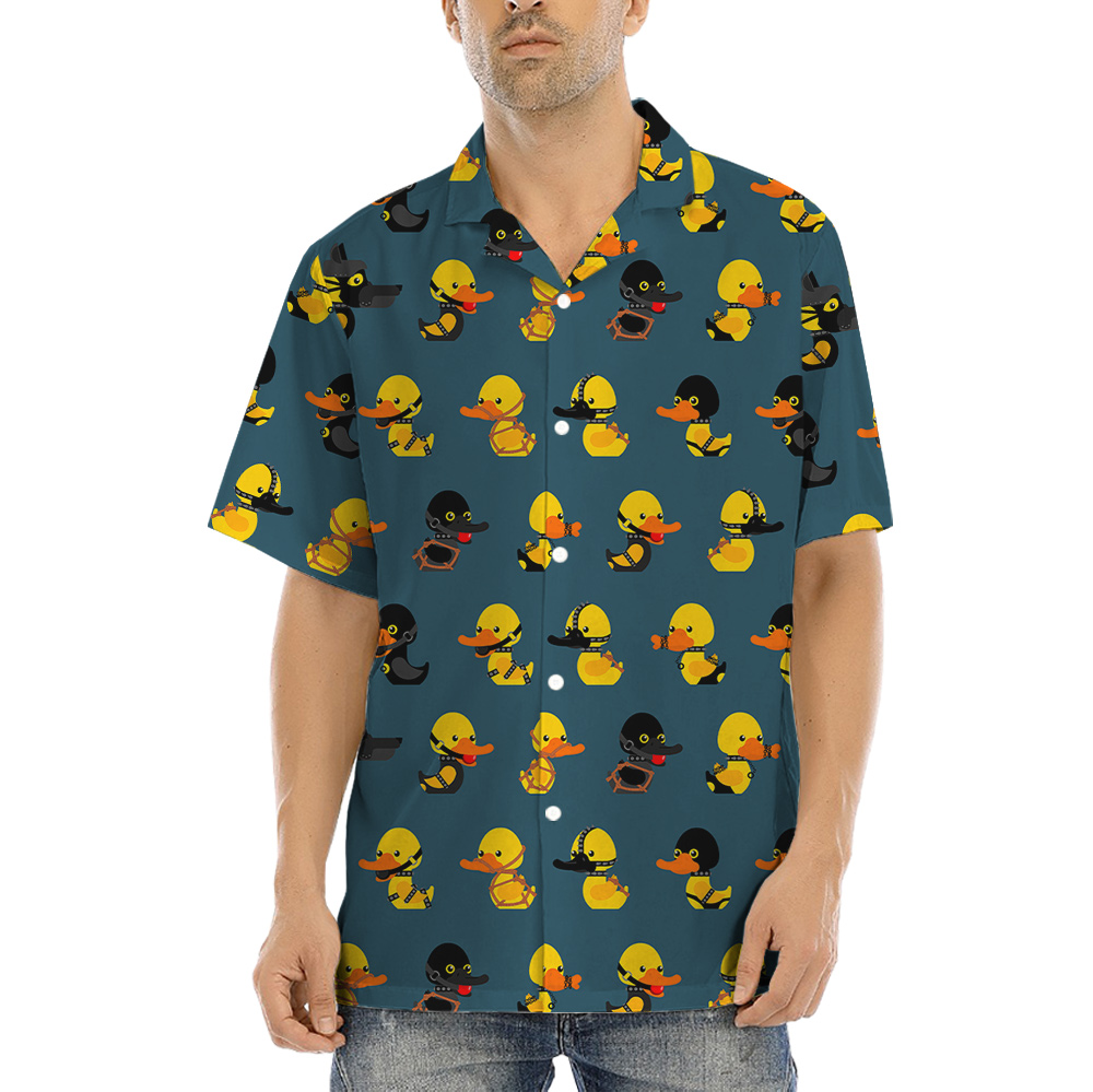 Cute Rubber Ducky Tactical Aloha Hawaiian Shirt - variant image 1