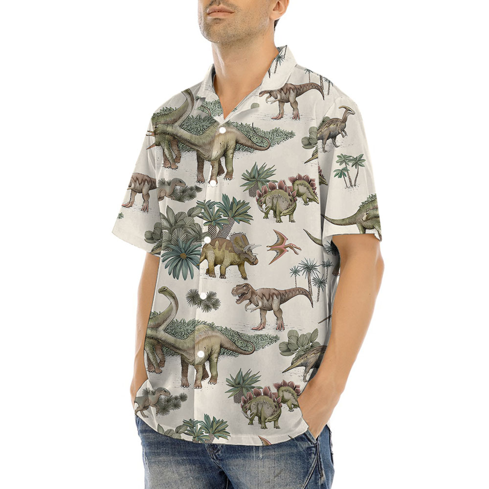 Unique Dinosaur Men's Hawaiian Shirt