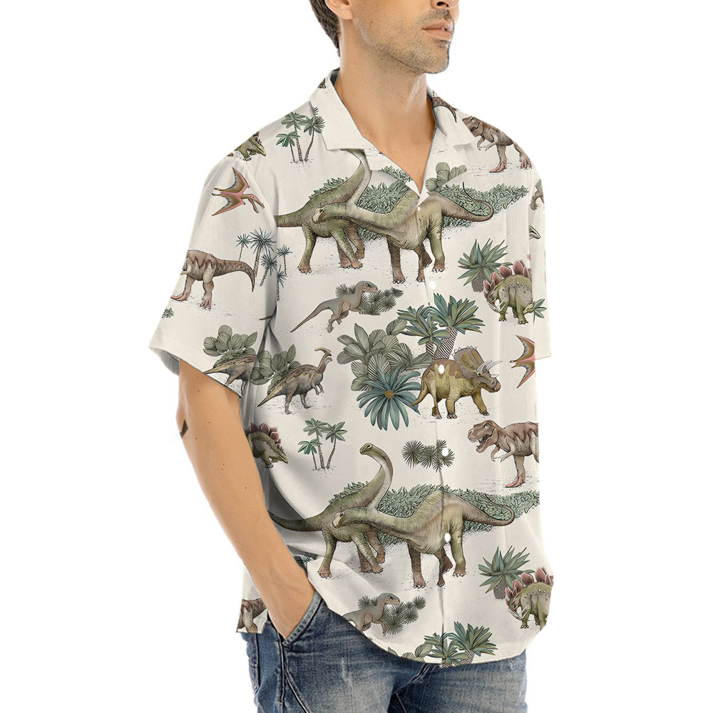Unique Dinosaur Men's Hawaiian Shirt