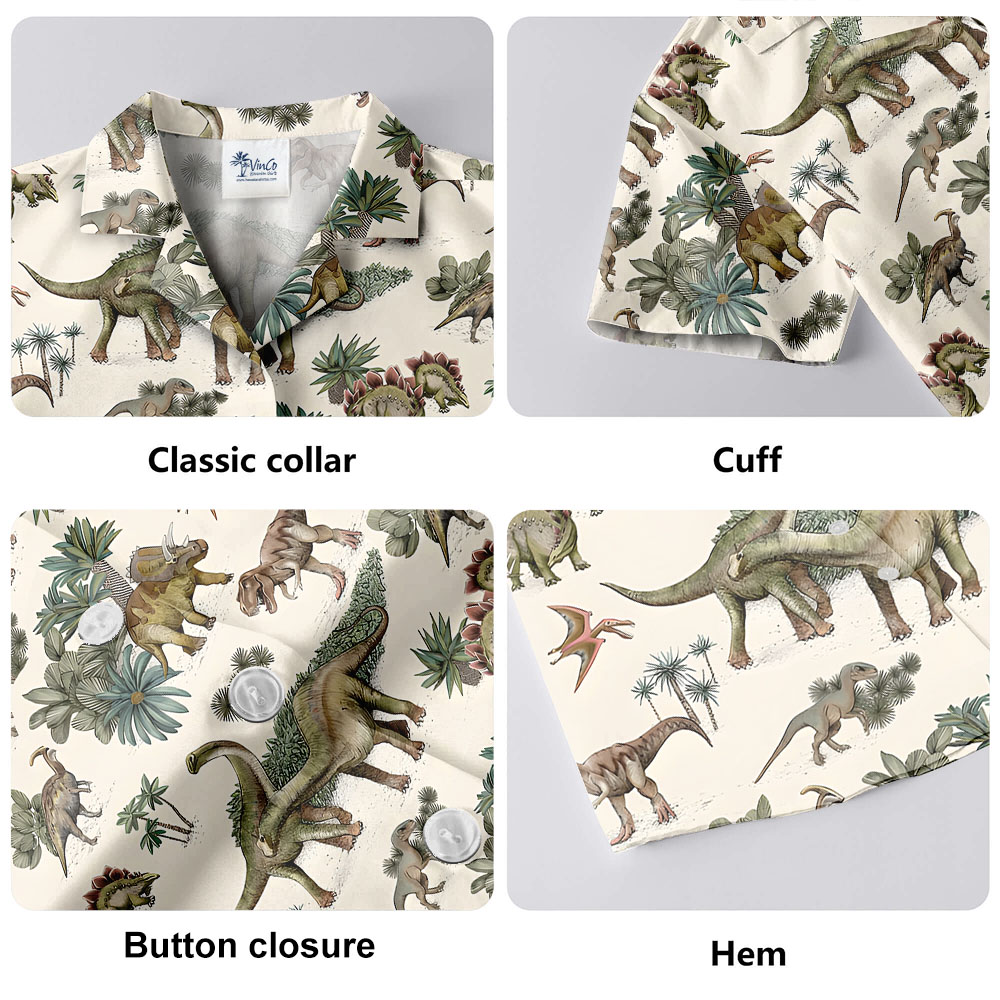Unique Dinosaur Men's Hawaiian Shirt