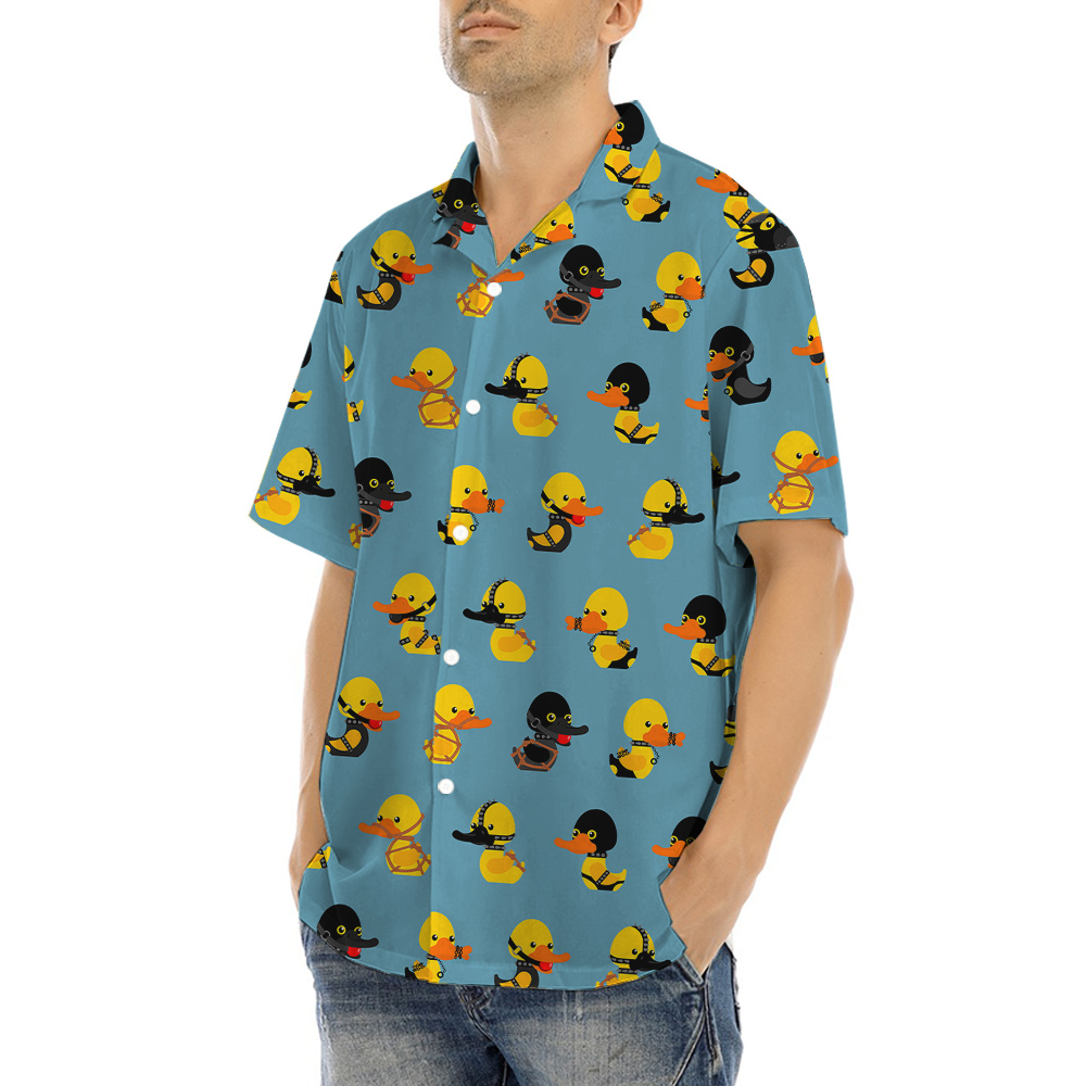 Rubber Duck Tactical Blue Aloha Shirt