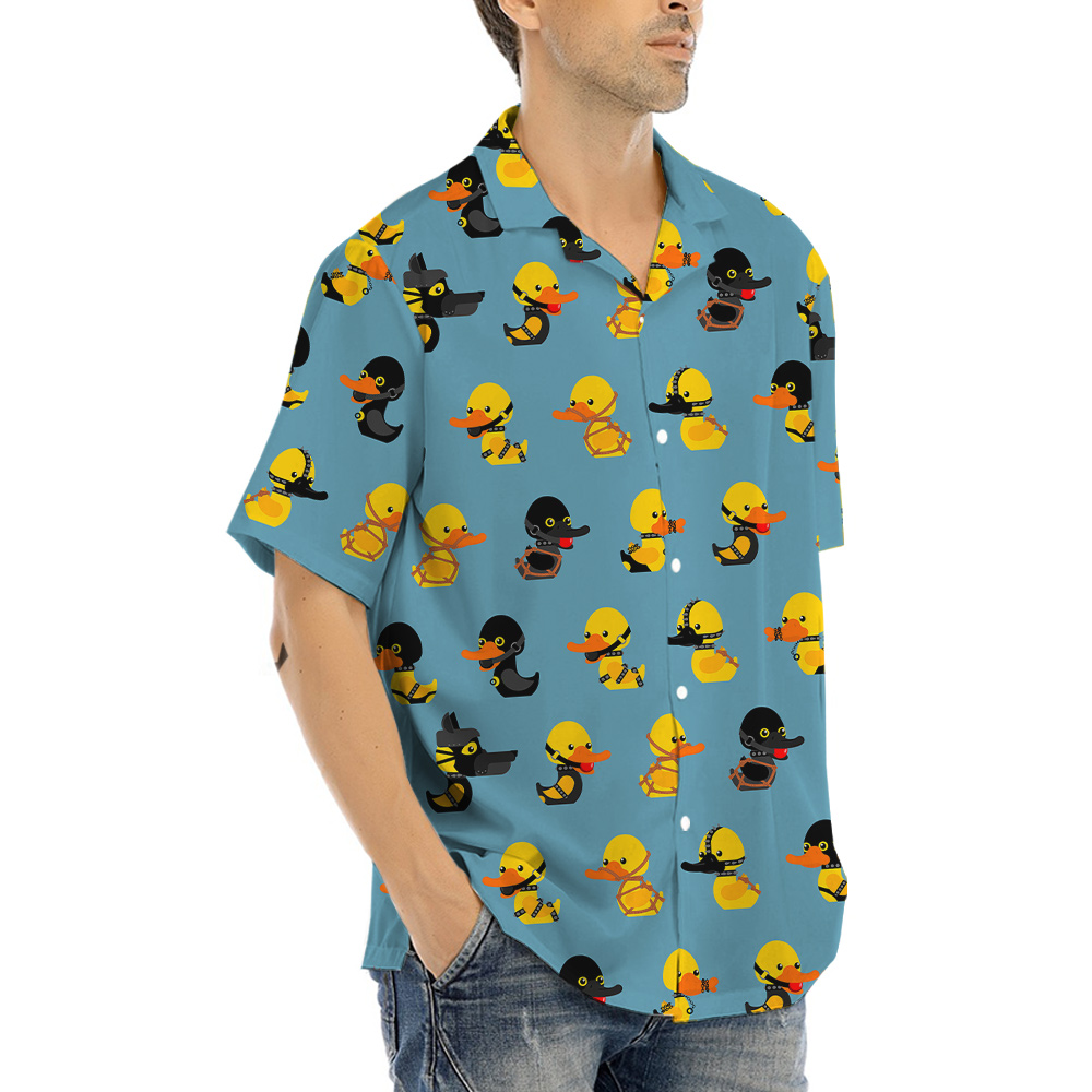 Rubber Duck Tactical Blue Aloha Shirt