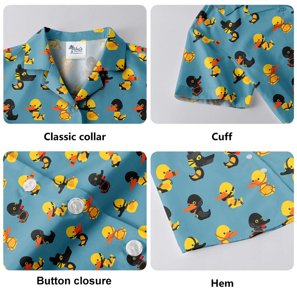 Rubber Duck Tactical Blue Aloha Shirt
