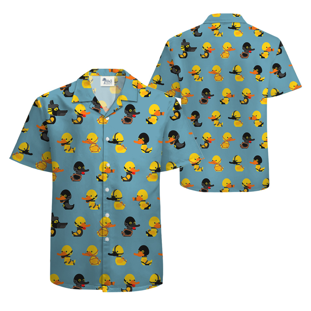 Rubber Duck Tactical Blue Aloha Shirt