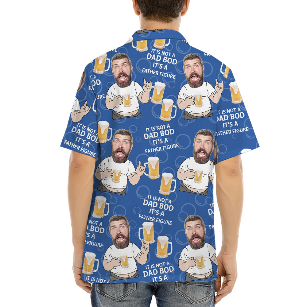 Custom Face Dad And Beer Hawaiian Shirt