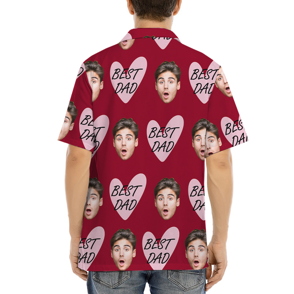 Personalized Father's Day Hawaiian Shirt With Face