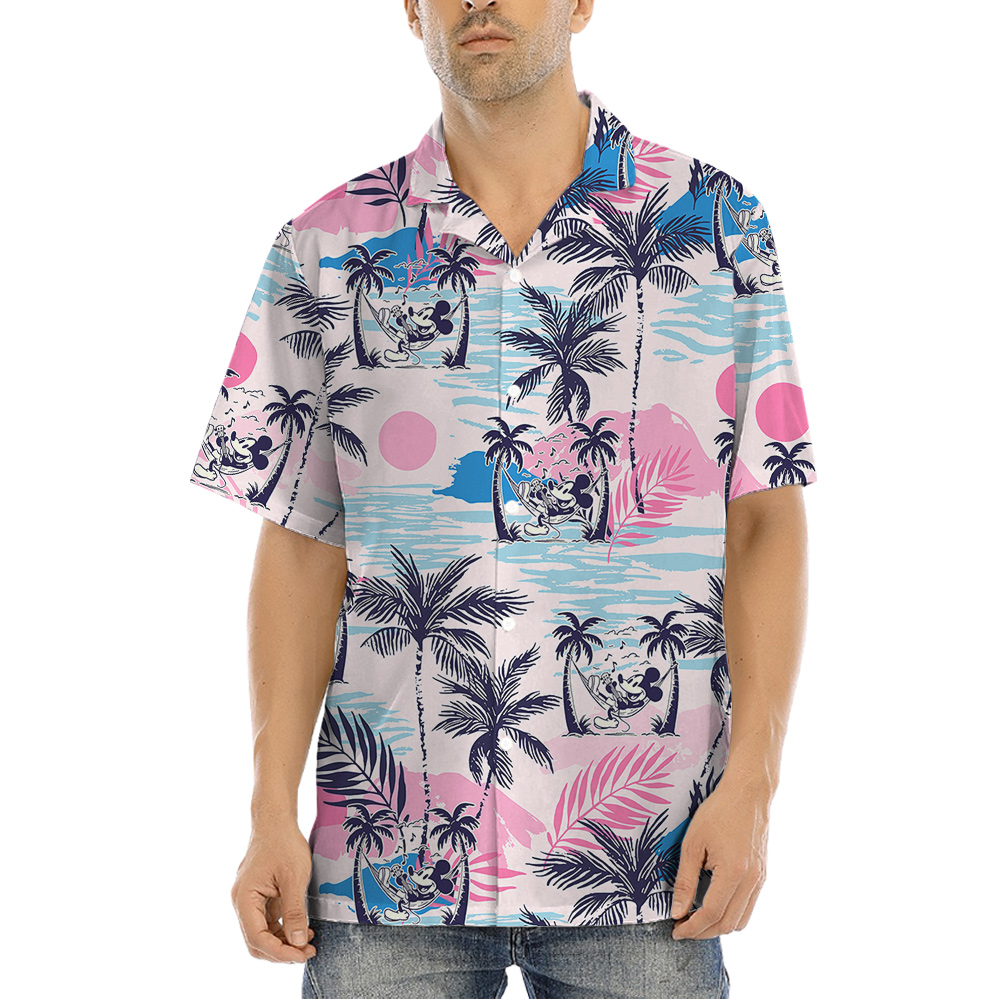 Mickey 1928 Bula Tropical Button Up Shirts