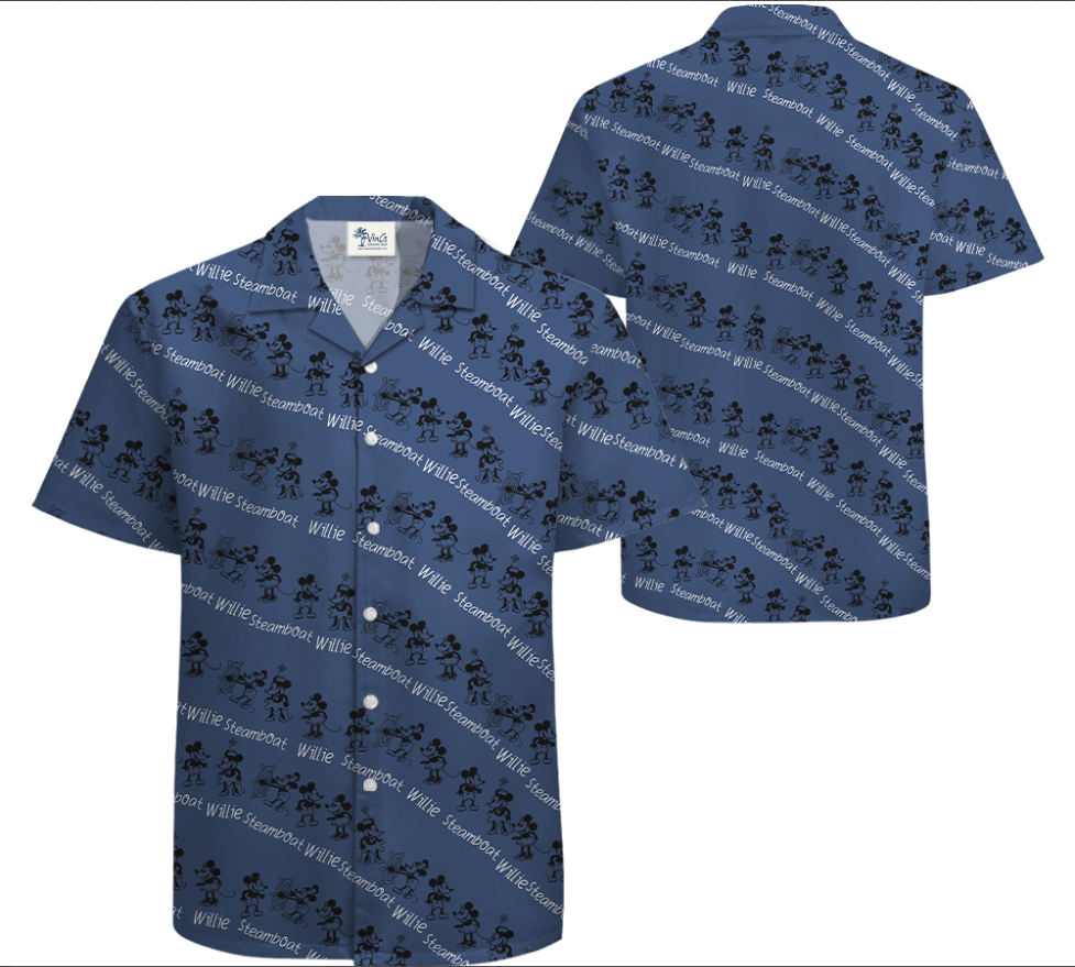 Mickey 1928 Bula Tropical Button Up Shirts