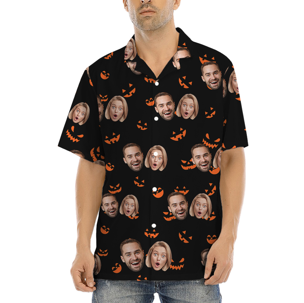 Tropical Custom Couple Faces Bula Shirts