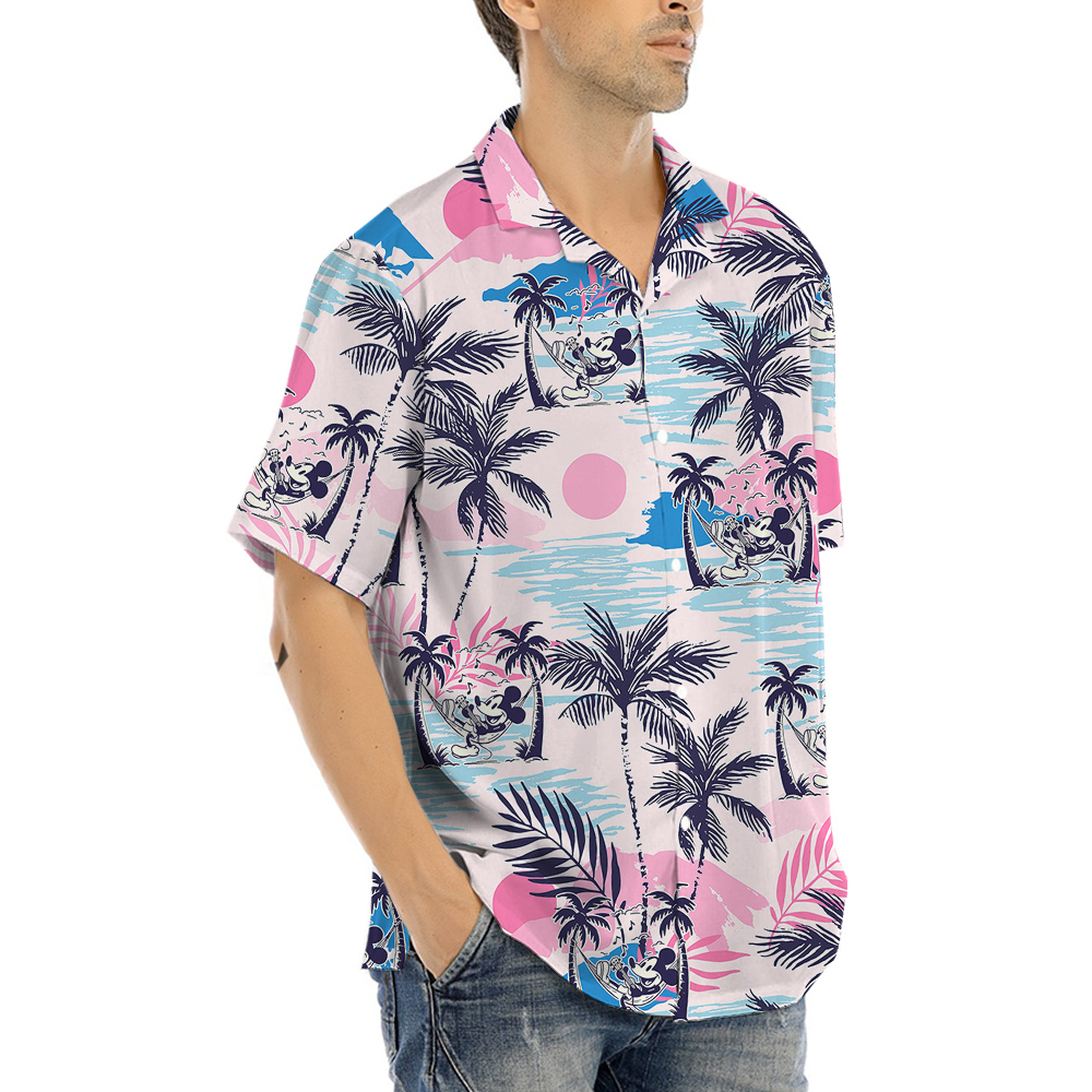 Mickey 1928 Bula Tropical Button Up Shirts