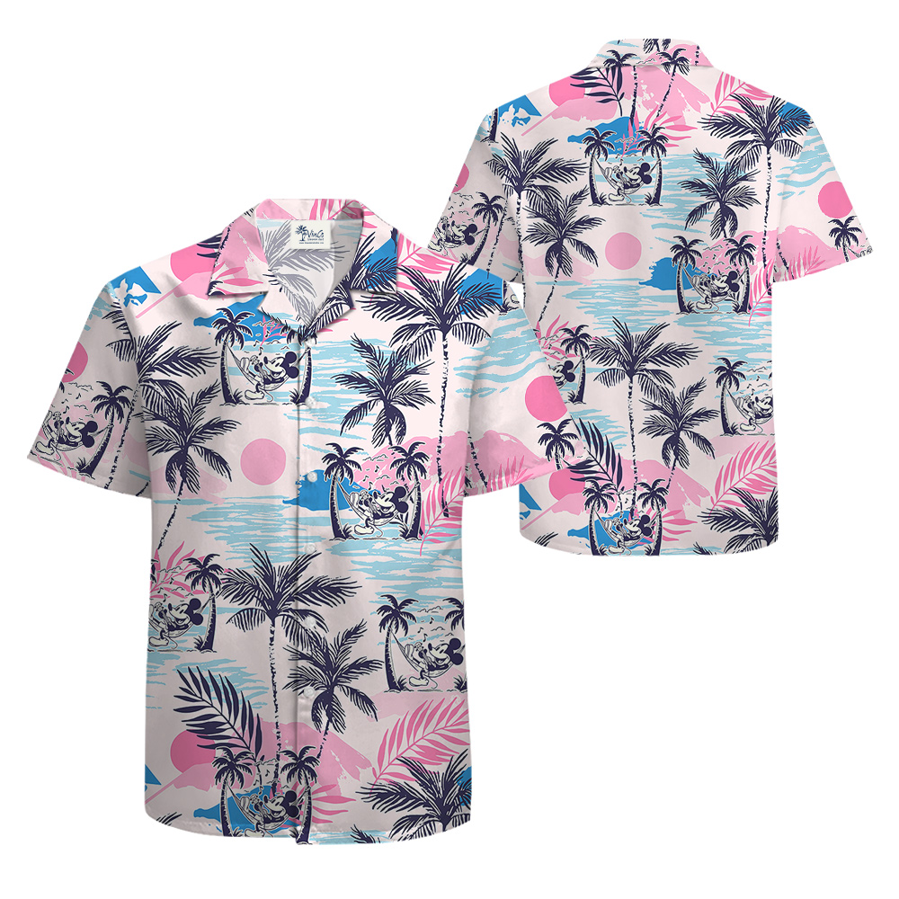 Mickey 1928 Bula Tropical Button Up Shirts