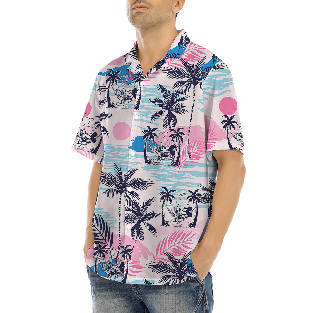 Mickey 1928 Bula Tropical Button Up Shirts
