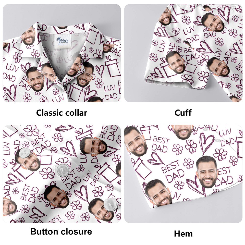 Personalized Father's Day Hawaiian Shirt