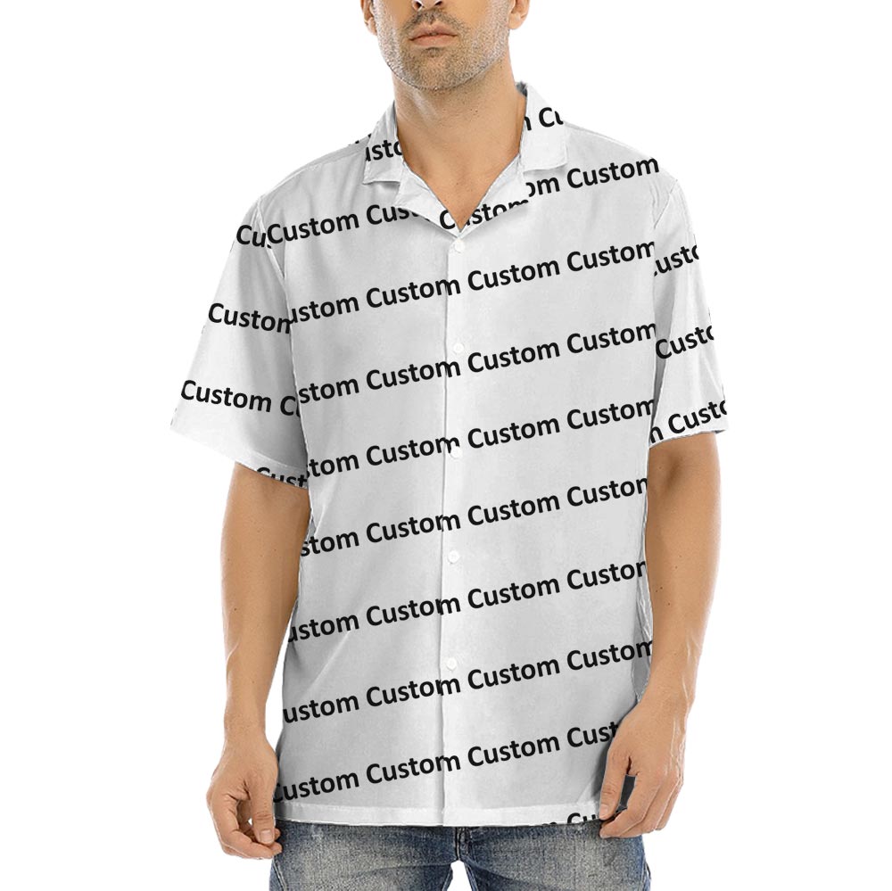 Custom Design 100% Cotton Hawaiian Shirt | Design Your Own