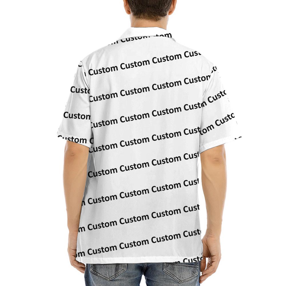Custom Design 100% Cotton Hawaiian Shirt | Design Your Own