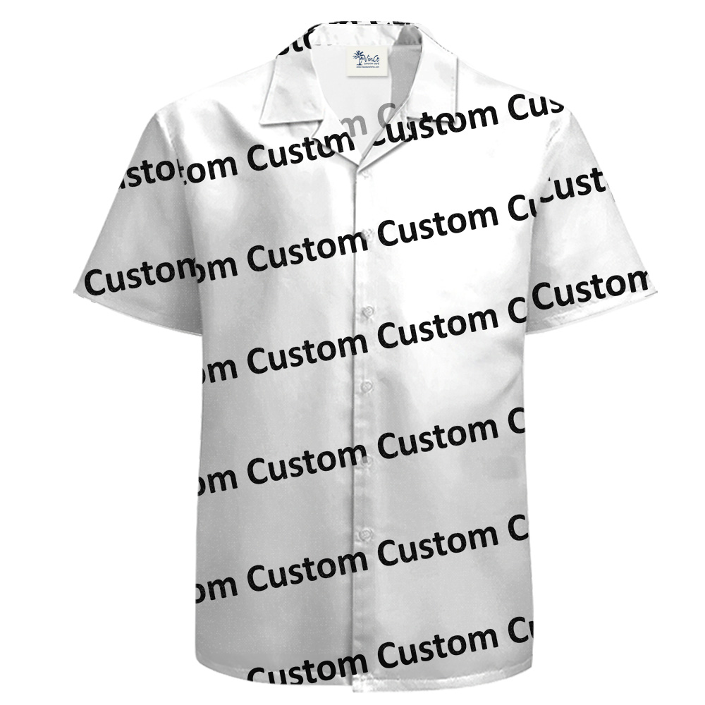 Custom Design 100% Cotton Hawaiian Shirt | Design Your Own