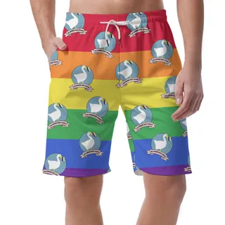 No Gender Only Goose Hawaiian Short for Men