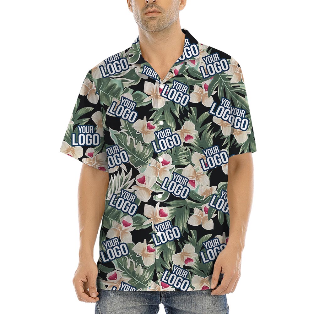 Unique Custom Tropical Shirt With Company Logo