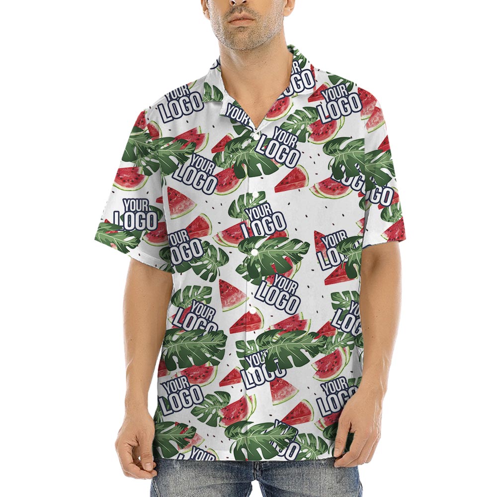 Unique Custom Tropical Shirt With Company Logo - variant image 1