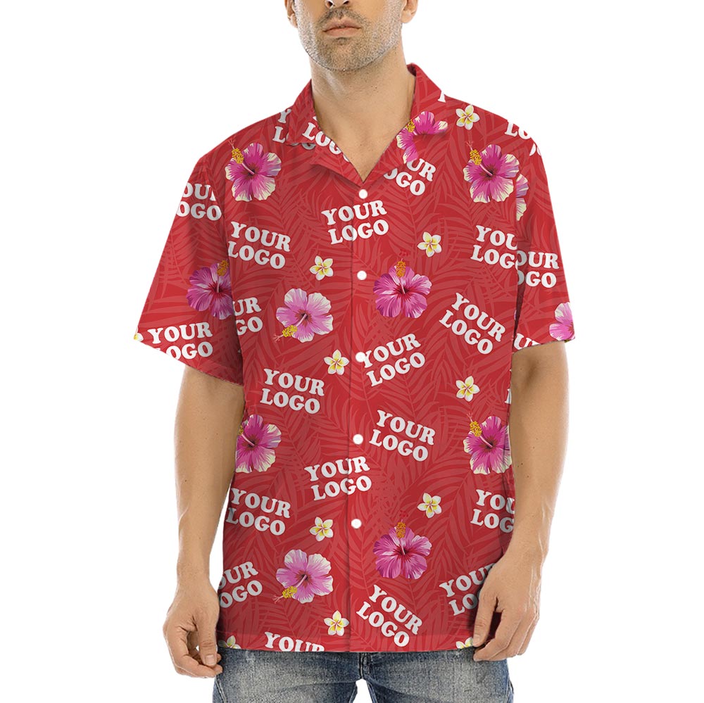 Unique Custom Tropical Shirt With Company Logo