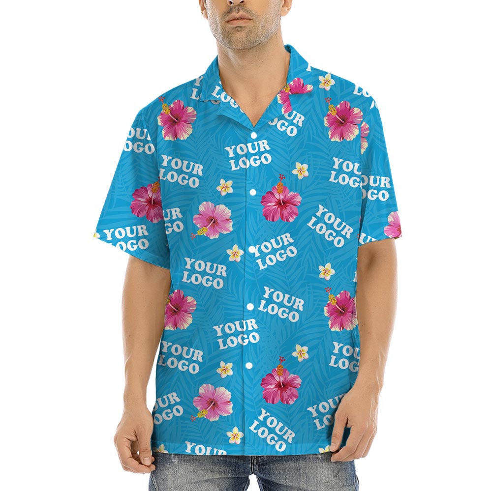 Unique Custom Tropical Shirt With Company Logo