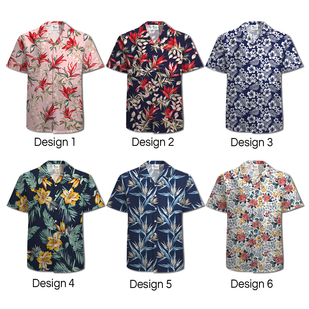 Floral Tropical Shirts For Men S to 8XL