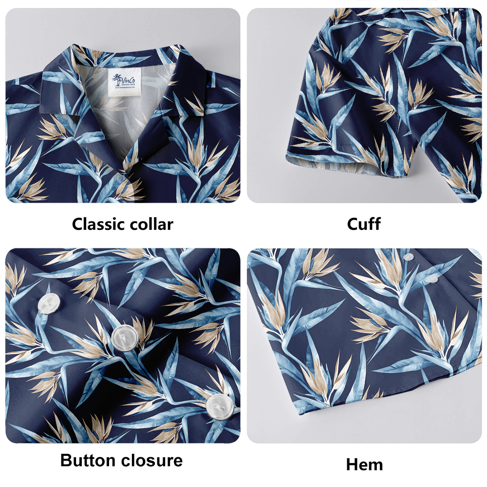 Floral Tropical Shirts For Men S to 8XL
