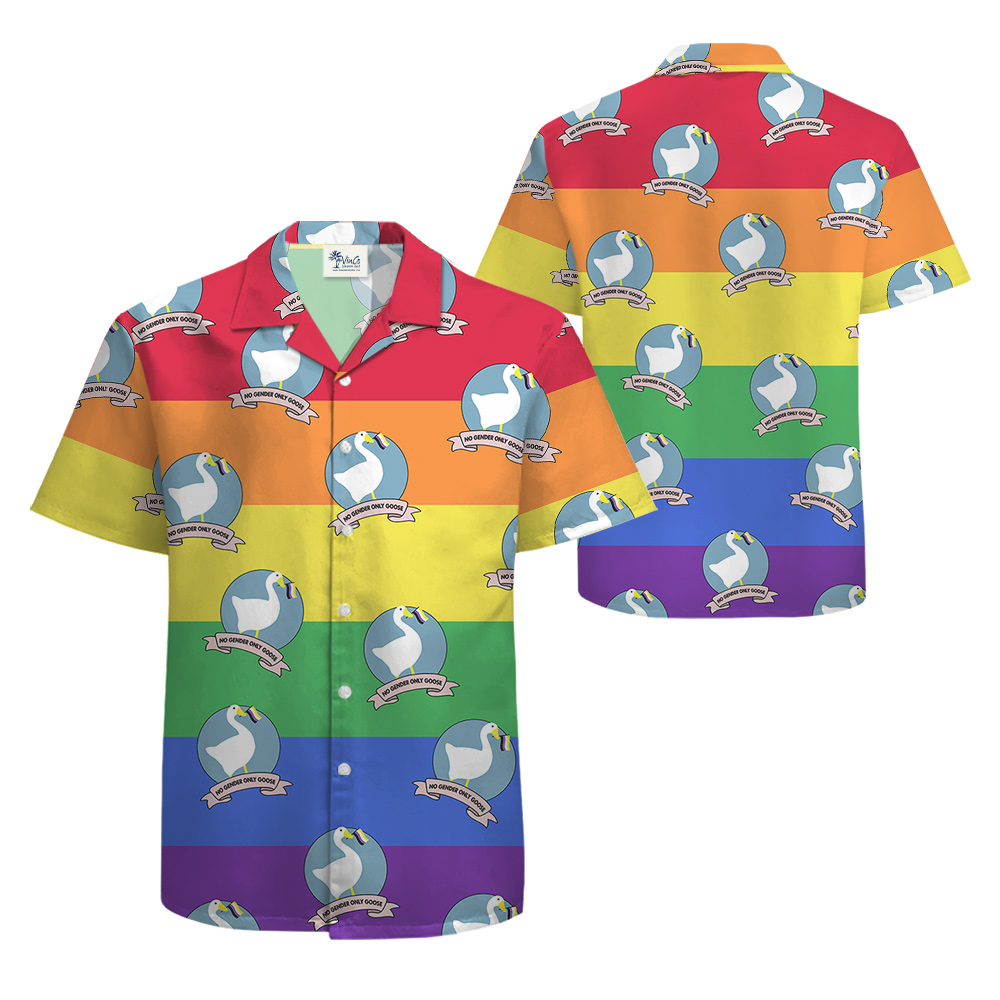 No Gender Only Goose Hawaiian Shirt for Men