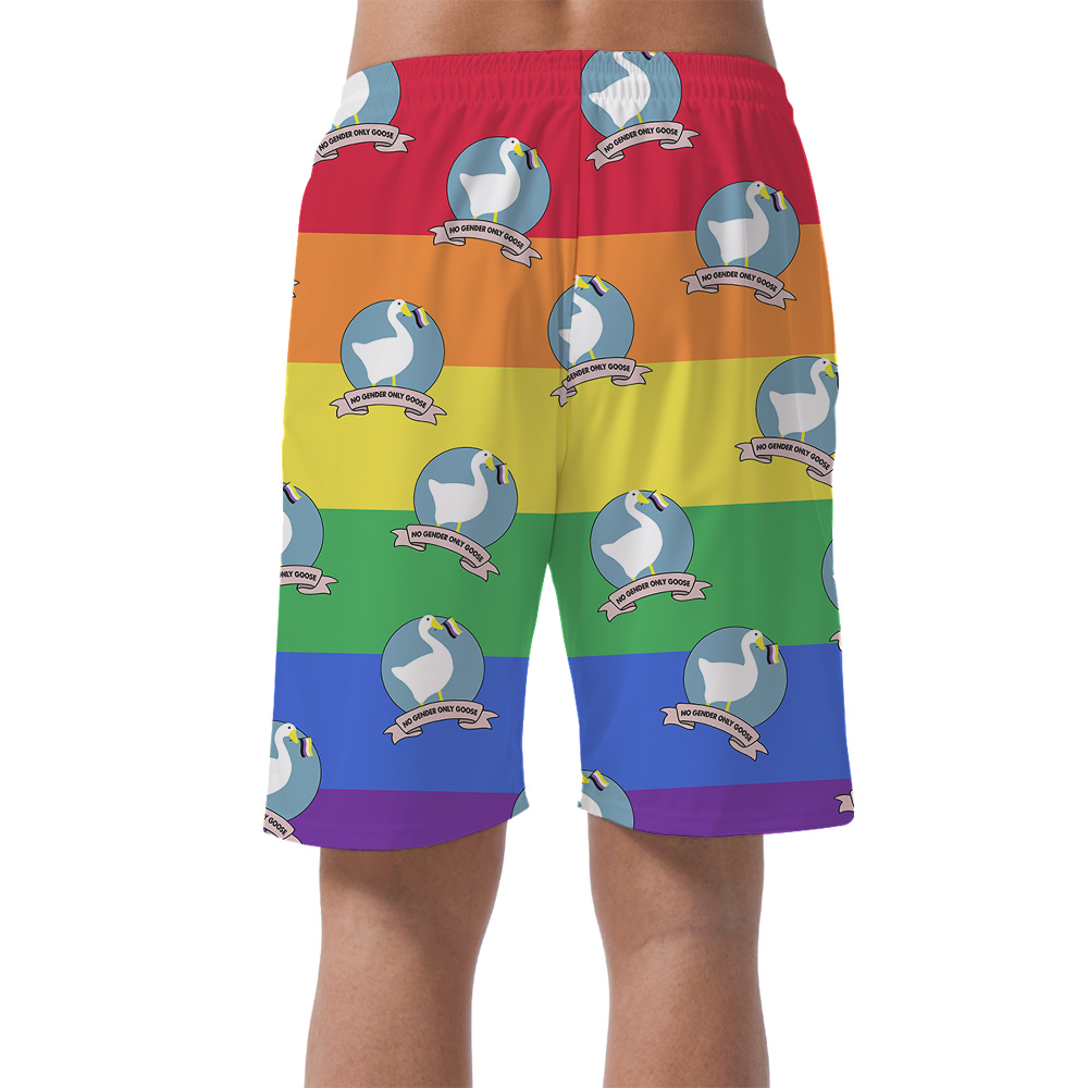 No Gender Only Goose Hawaiian Short for Men