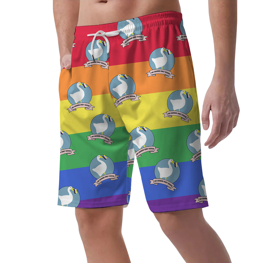 No Gender Only Goose Hawaiian Short for Men