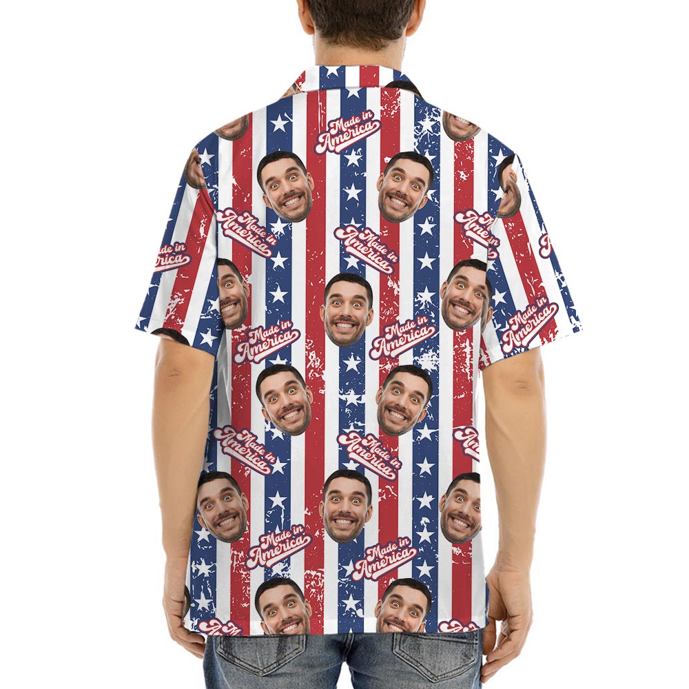 Funny Striped Custom Hawaiian Shirt Made In USA