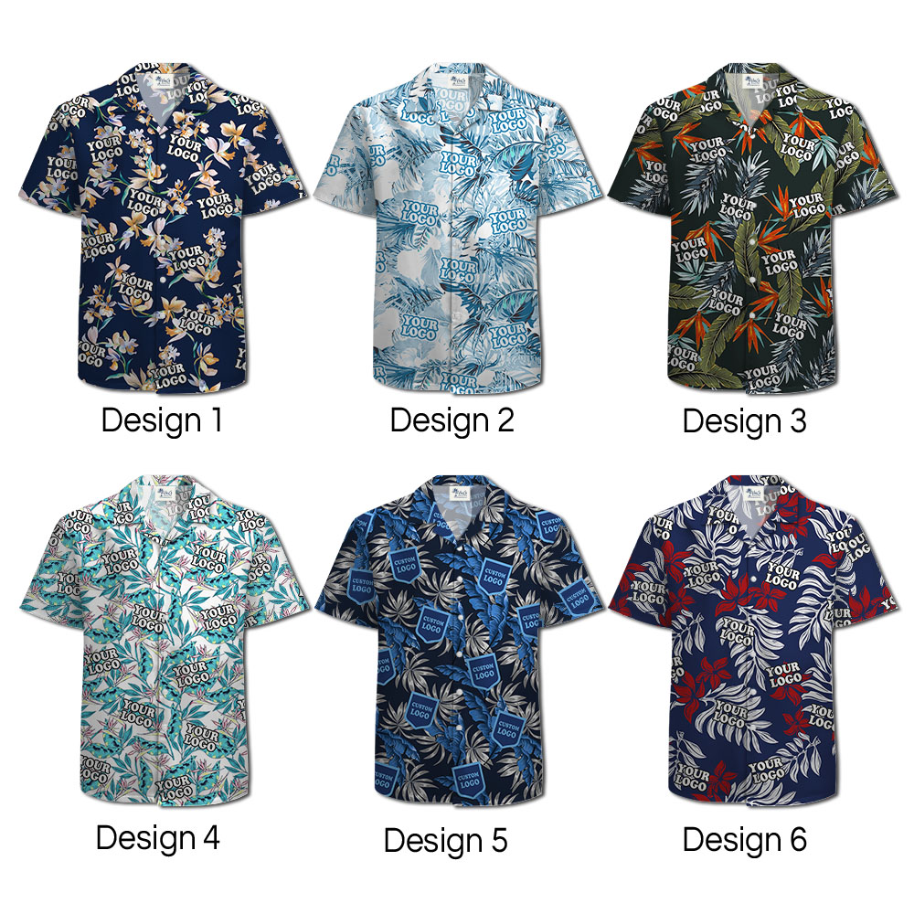Custom Tropical Short Sleeves Shirts with Logo