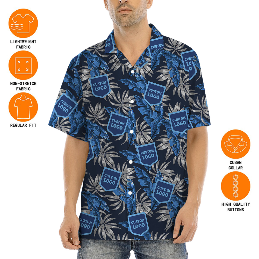 Custom Tropical Short Sleeves Shirts with Logo