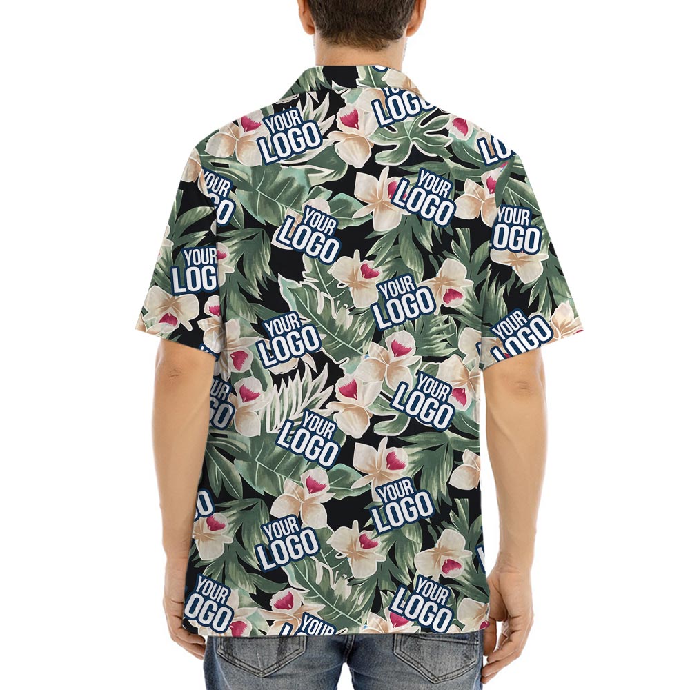 Unique Custom Tropical Shirt With Company Logo