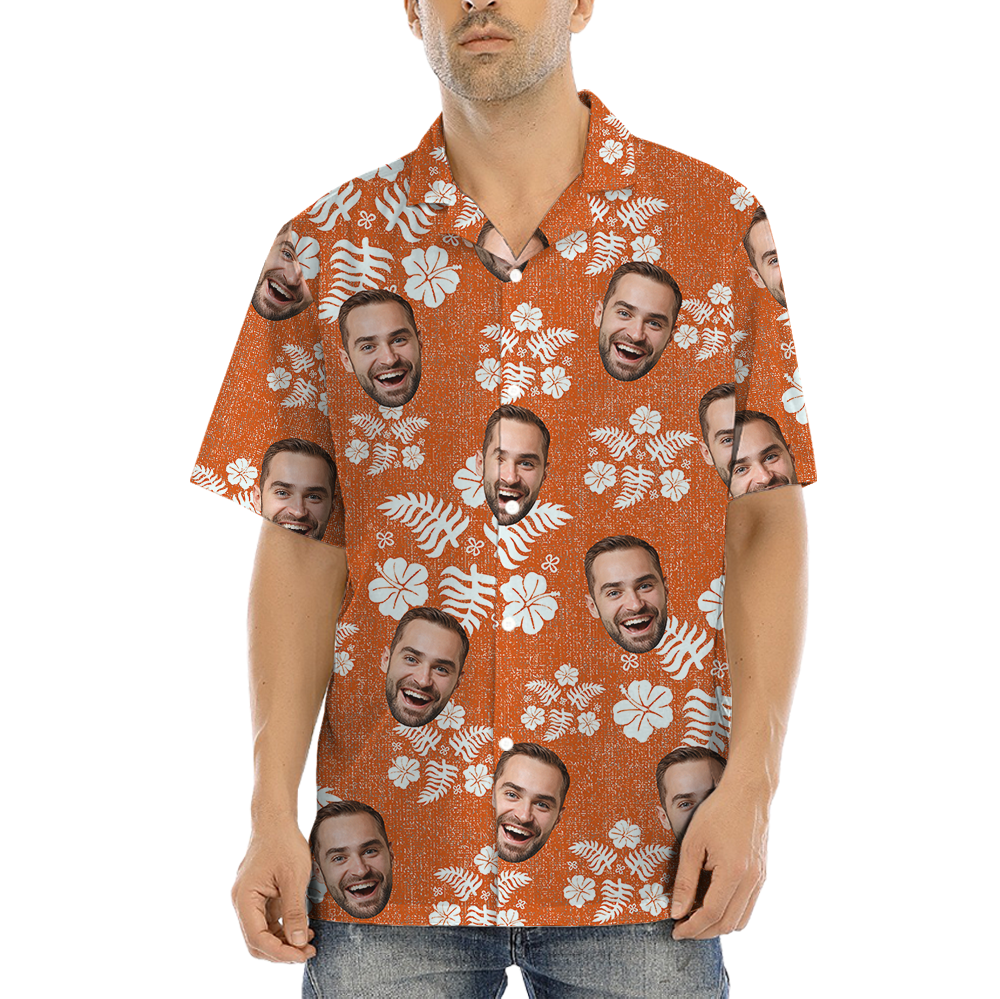 Custom Face Hawaiian Shirt with Multiple Designs