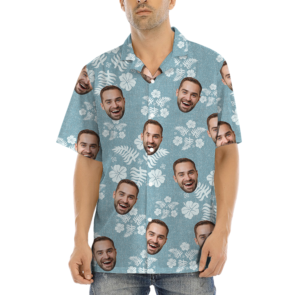 Custom Face Hawaiian Shirt with Multiple Designs